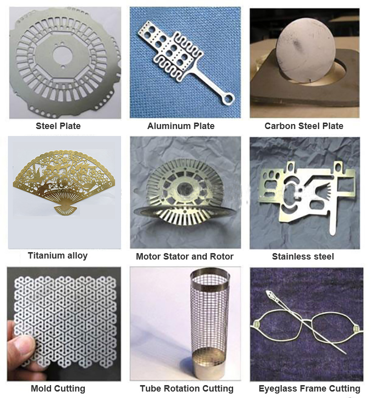 past narx lazerni kesish mashinasi, 1000w simsiz simsiz boshqaruv bilan